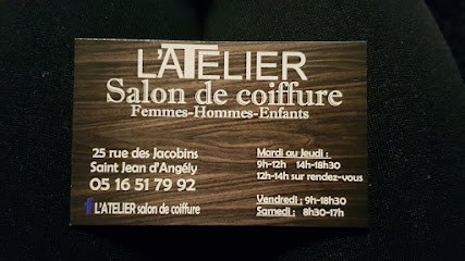 L' ATELIER, Salon de Coiffure à Saint-Jean-d'Angély