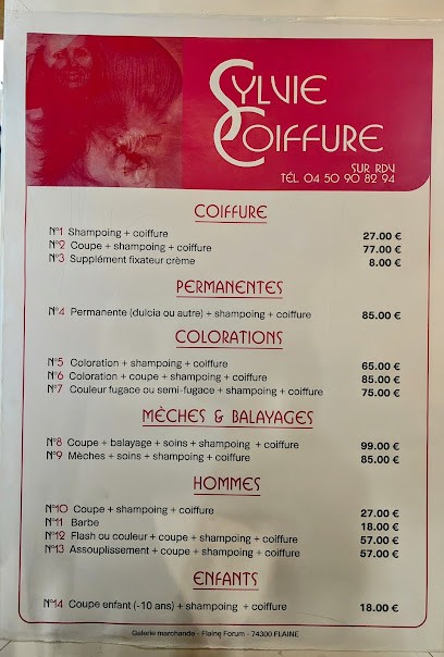 Sylvie Coiffure, Salon de Coiffure à Arâches-la-Frasse