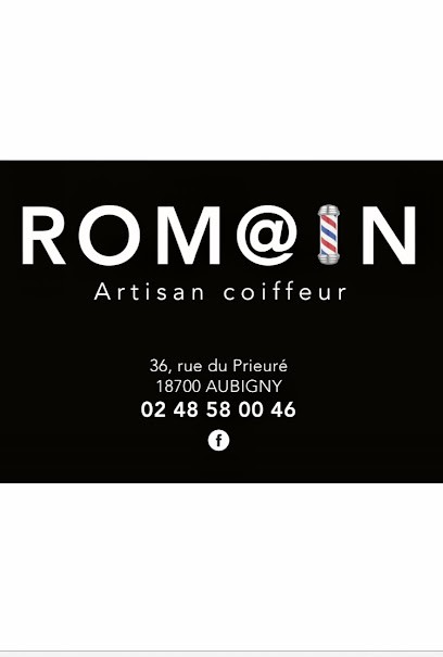 ROMAIN ARTISAN COIFFEUR, Salon de Coiffure à Aubigny-sur-Nère