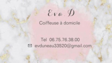 Duneau Eva, Coiffeur à Domicile à Lugon-et-l'Île-du-Carnay