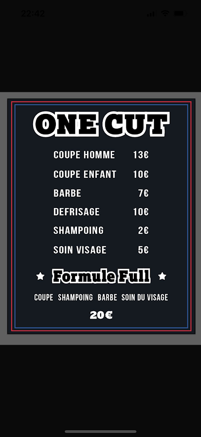One Cut Coiffeur à Toulouse