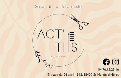 ACT'TIFS, Salon de Coiffure à Saint-Martin-d'Hères