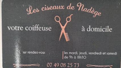 Les ciseaux de Nadège, Coiffeur à Domicile à Grez-sur-Loing