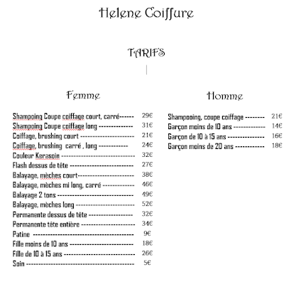 Helene Coiffure, Coiffeur au Gué-de-Longroi
