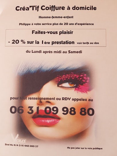 crea'tif coiffure À Domicile, Coiffeur à Domicile à Saint-Laurent