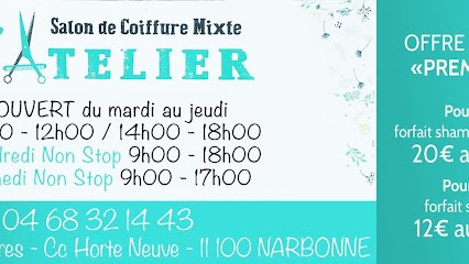 L'Atelier, Salon de Coiffure à Narbonne