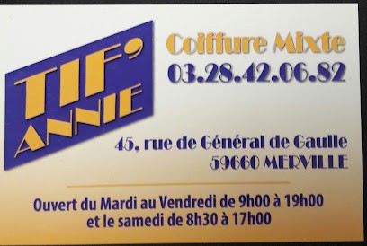 Tif'Annie, Salon de Coiffure à Merville