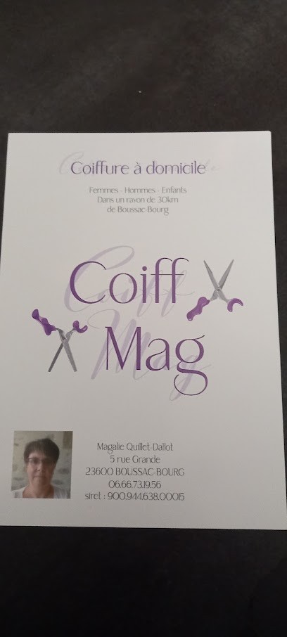 COIFF MAG, Coiffeur à Domicile à Boussac-Bourg