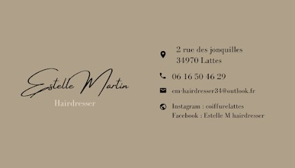 Estelle Martin hairdresser, Salon de Coiffure à Lattes