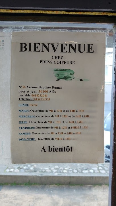 Press'coiffure Barbier, Salon de Coiffure à Alès