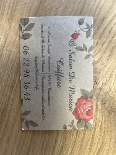 Ô Salon de Marion, Salon de Coiffure à Coucouron